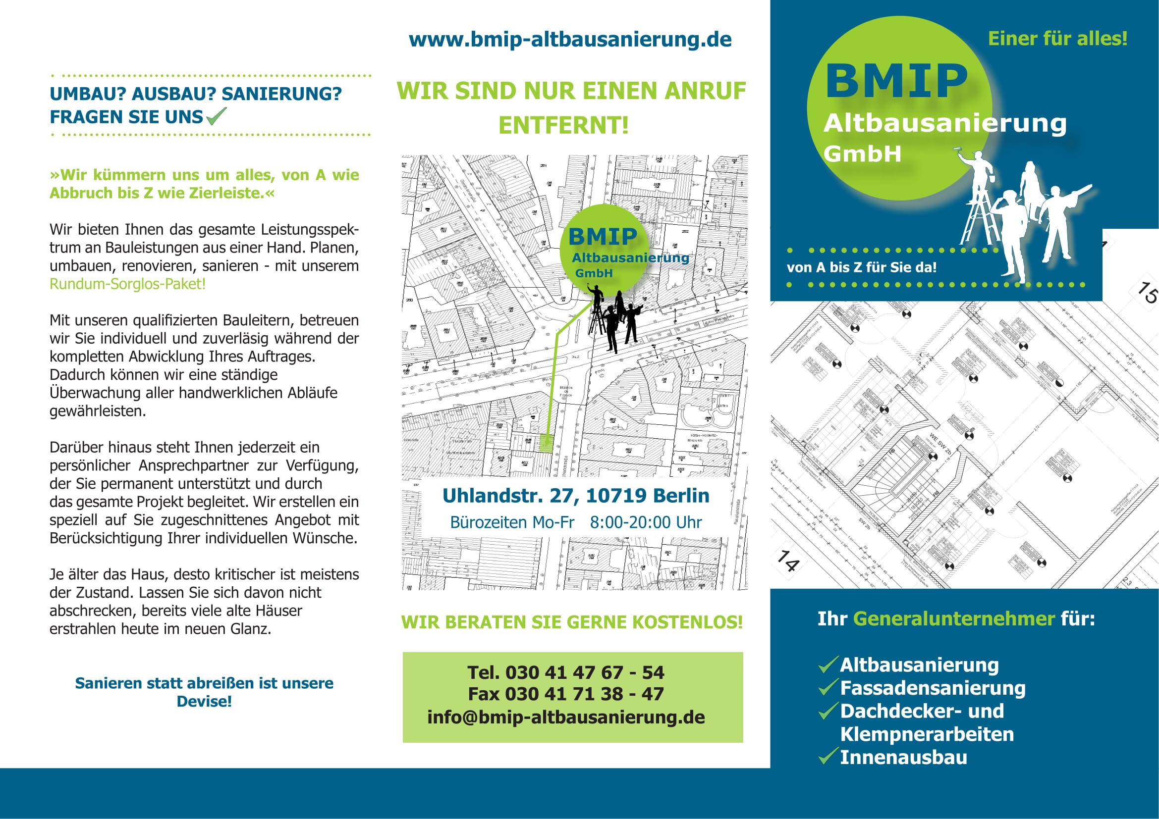 BMIP Altbausanierung GmbH - Flyer 1